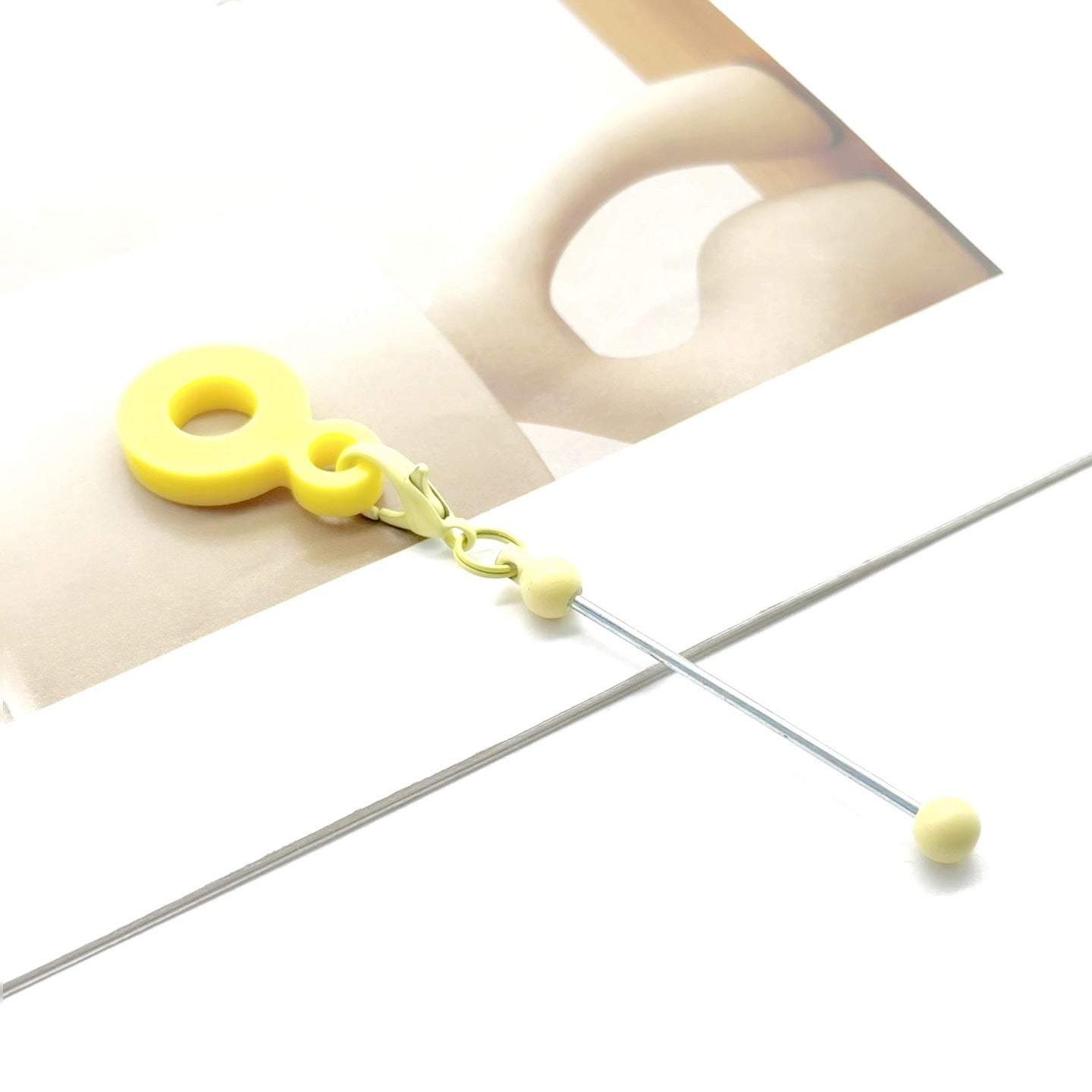 Wholesale Silicone DIY Beadable Straw 8-10mm Silicone Straw Keychain Accessories